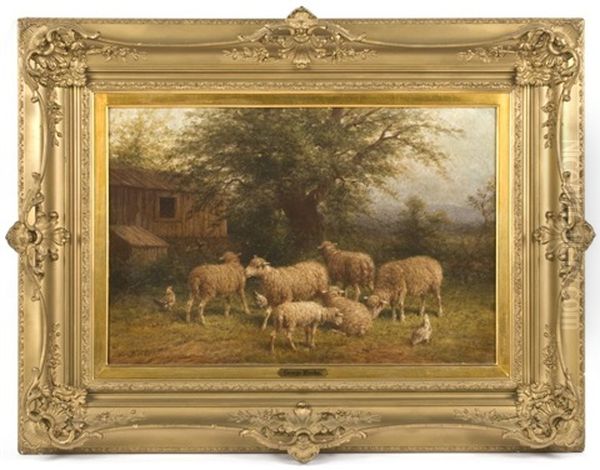Sheep In A Rural Landscape... - view 1