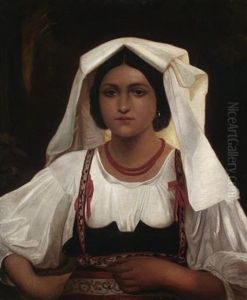 Portrait Einer Jungen Italienerin