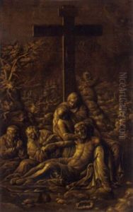 Die Beweinung Christi by Johann Anton Riedel