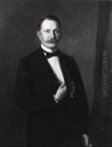 Bildnis Des Ritter Ferdinand Von Schimke by Karl Riedel