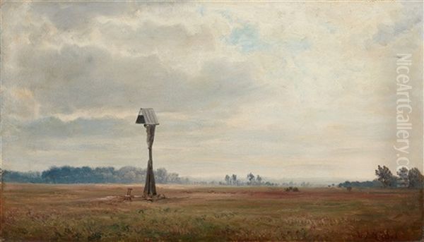 Weite Landschaft Mit Wegkreuz - view 1