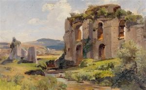 Italienische Landschaft by Wilhelm Riedel