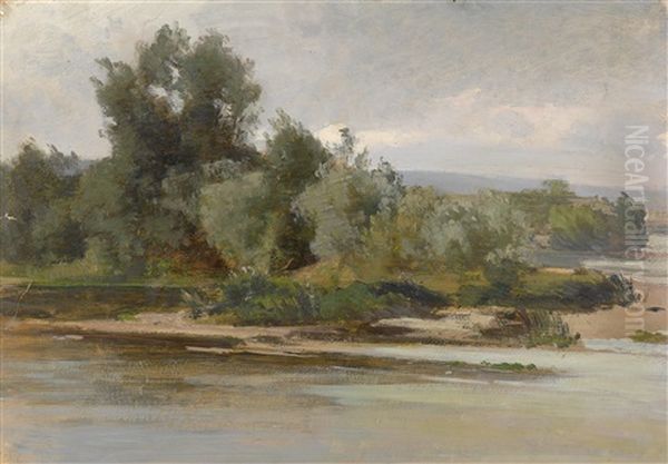 Italienische Flusslandschaft - view 1