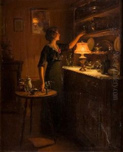 Mujer En Interior by Marcel Rieder