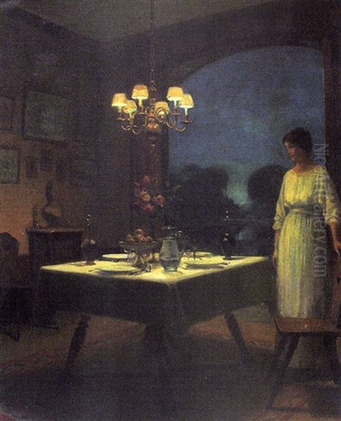 La Table Dressee Le Soir - view 1