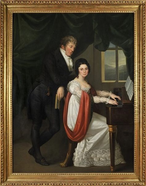 Portrait Of A Lady And Man - view 1