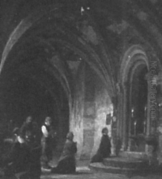 Andacht Vor Einem Seitenaltar - view 1