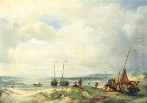 Schiffe An Der Meereskuste Schiffe An Der Meereskuste