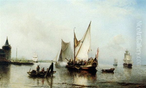 Shipping Off The Coast - view 1