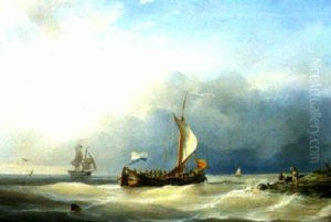 Off The Dutch Coast by Nicolaas Riegen