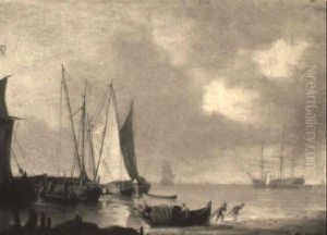 Ships In An Estuary