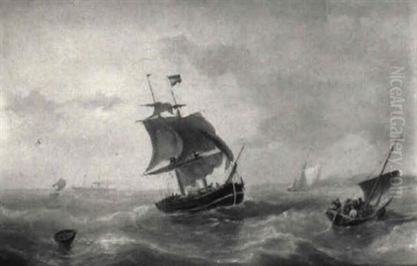 Various Shipping Off The Coast - view 1