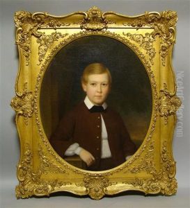 Portrait Of A Young Boy Possibly From The Custis Lewis Family by John Beale Bordley