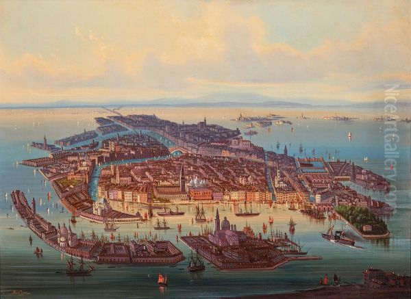 A Panoramic View Of Venice - view 1