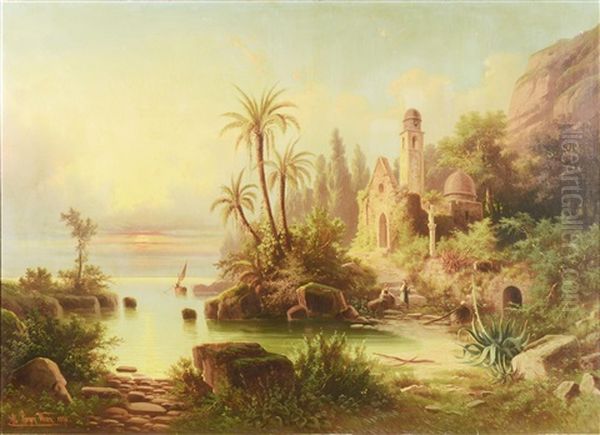 Coastal Exotic Landscape - view 1