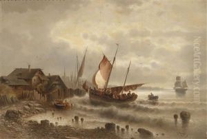 Segelschiffe Vor Der Kuste Segelschiffe Vor Der Kuste