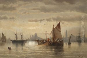 Segelschiffe Vor Venedig