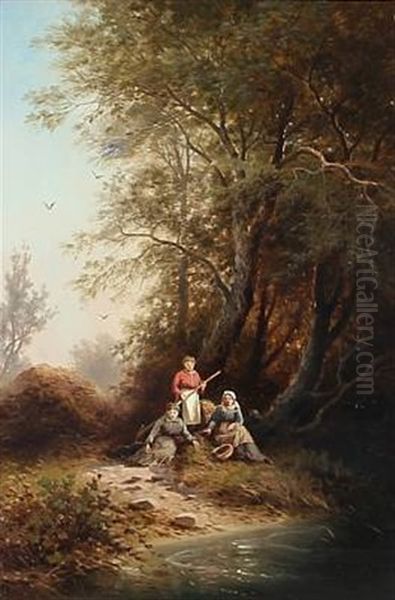 Mittagsruhe Auf Der Heide. Motif Der Salzburg - view 1