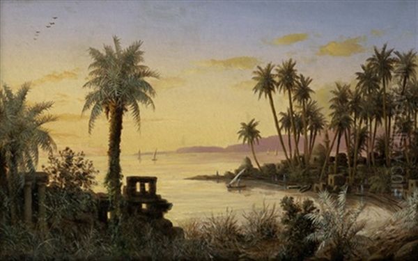 Abendstimmung Am Nildelta, Agypten - view 1