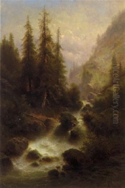 Berglandschaft Mit Wildbach - view 1