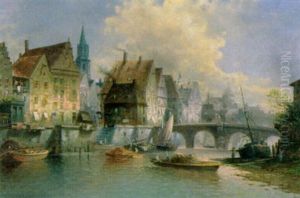 Die Stadt Am Fluss by Albert Rieger