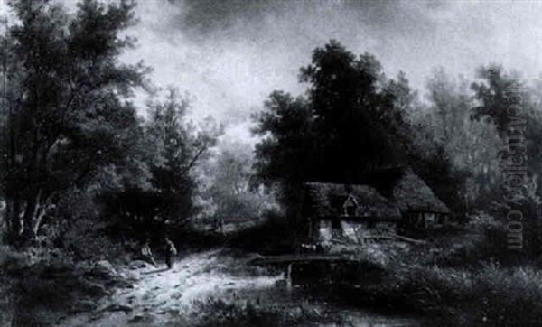 Waldlandschaft, Motiv Bei Chur (schweiz) - view 1