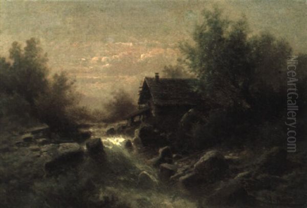 Wassermuhle - Motiv Bei Bregenz - view 1