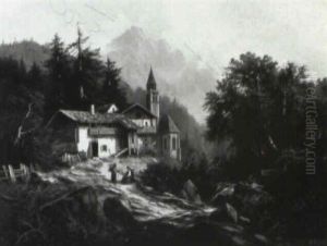 Sommertag In Den Alpen by Albert Rieger