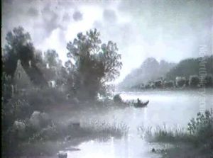 Partie Am Tegernsee by Albert Rieger