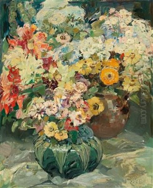 Large Floral Still Life - view 1