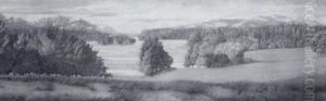 Herbstliche Voralpenlandschaft Mit Seen Herbstliche Voralpenlandschaft Mit Seen