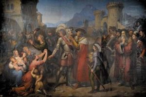 Duke Erich Of Kalenberg Asks Emperor Maximilian To Pardon The Prisoners Of Kufstein (herzog Erich Von Kalenberg Bittet Kaiser Maximilian Um Gnade Fur Die In Kufstein Gemmachten Gefanenen)