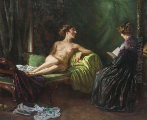 Ruhe Nach Dem Bade by August Rieper