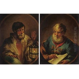 Portrait Of Diogenes (+ Portrait Of Socrates; Pair)