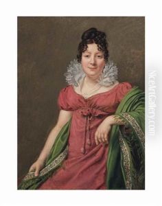 Portrait Of Marie Therese Etiennette Bourgoin, Societaire De La Comedie Francaise