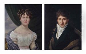 Portrait D'homme; Et Portrait De Femme