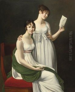 Portrait Of Two Young Women, Said To Be The Baroness Pichon And Mme De Fourcroy