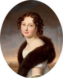 Portrait Of Countess Helene Lavadovsky Nee Vlodek