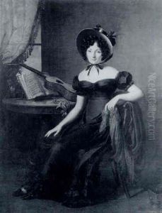Portrait D'une Jeune Femme by Henri Francois Riesener