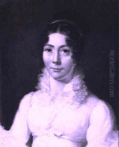 Portrait De Femme by Henri Francois Riesener