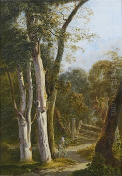 Chasseur Dans Un Sous-bois - view 1
