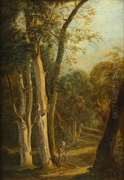 Chasseur Dans Un Sous Bois - view 1