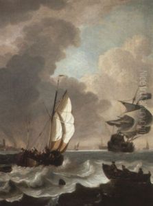 Shipping In Choppy Seas by Hendrik Rietschoof