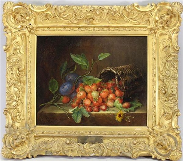 Strawberries, Plums - view 1