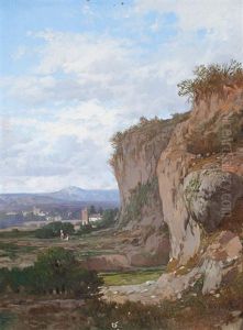 Paisaje by Lluis Rigalt Farriols