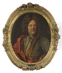 Portait D'homme A L'etole Rouge
