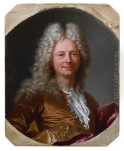 Portrait D'homme En Buste by Hyacinthe Rigaud