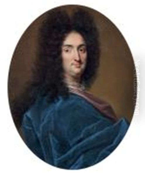 Portrait D"un Elegant A L"habit Bleu - view 1