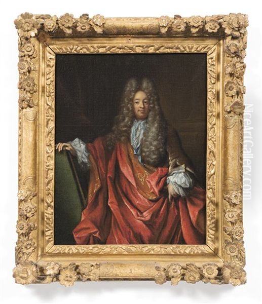 Portrait Of A Man With Red Drapery - view 1