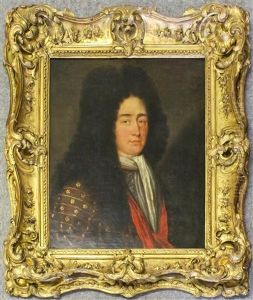 Half-length Portrait Of Louis Xiv Wearing White Silk Cravat